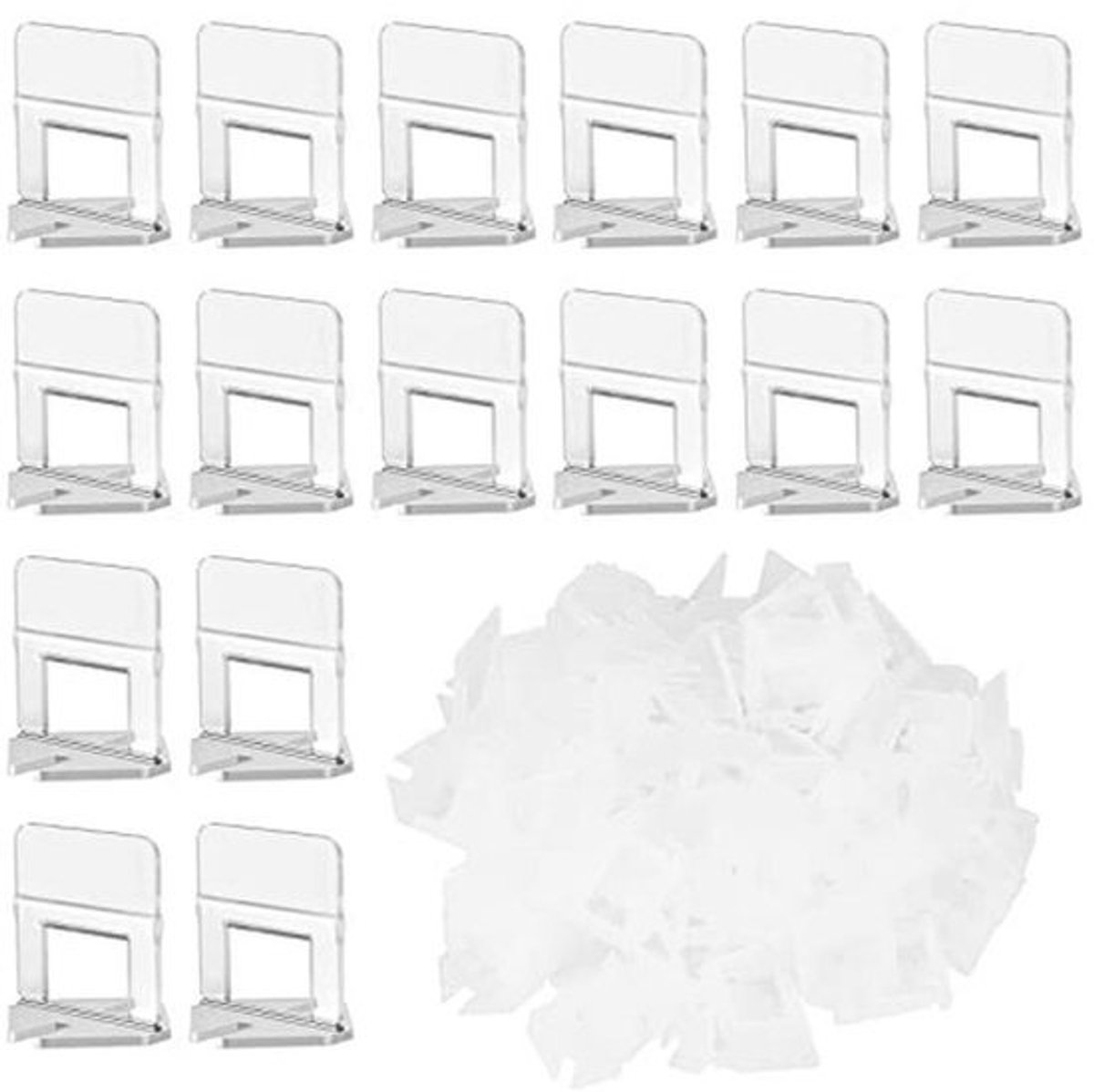 Nivelleringsysteem voor Tegels, 100 Stuks, 3 mm - Standaard Tabjes voor Tegellay-out