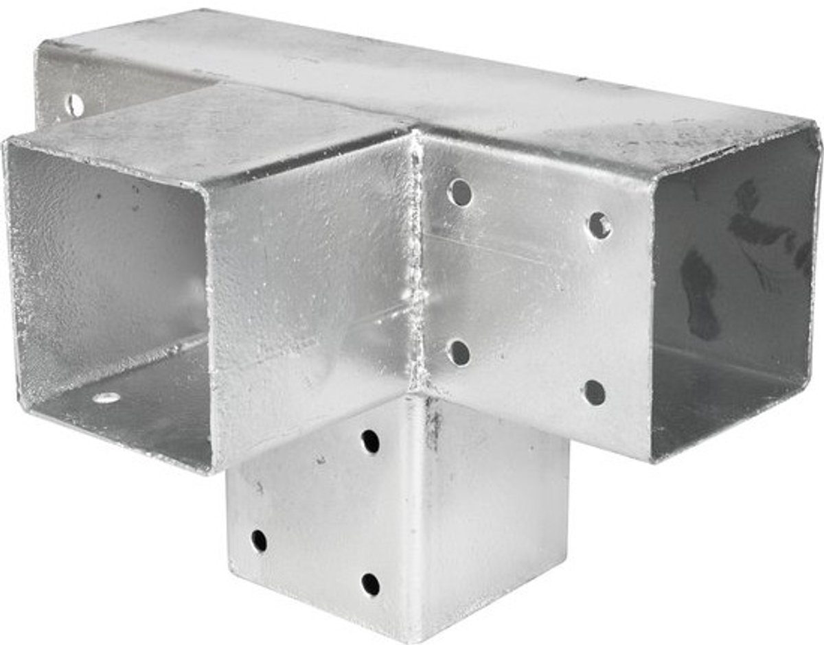 Pergola Hoekverbinding met Verlenging voor 9 x 9 cm palen Kubus model | Per stuk