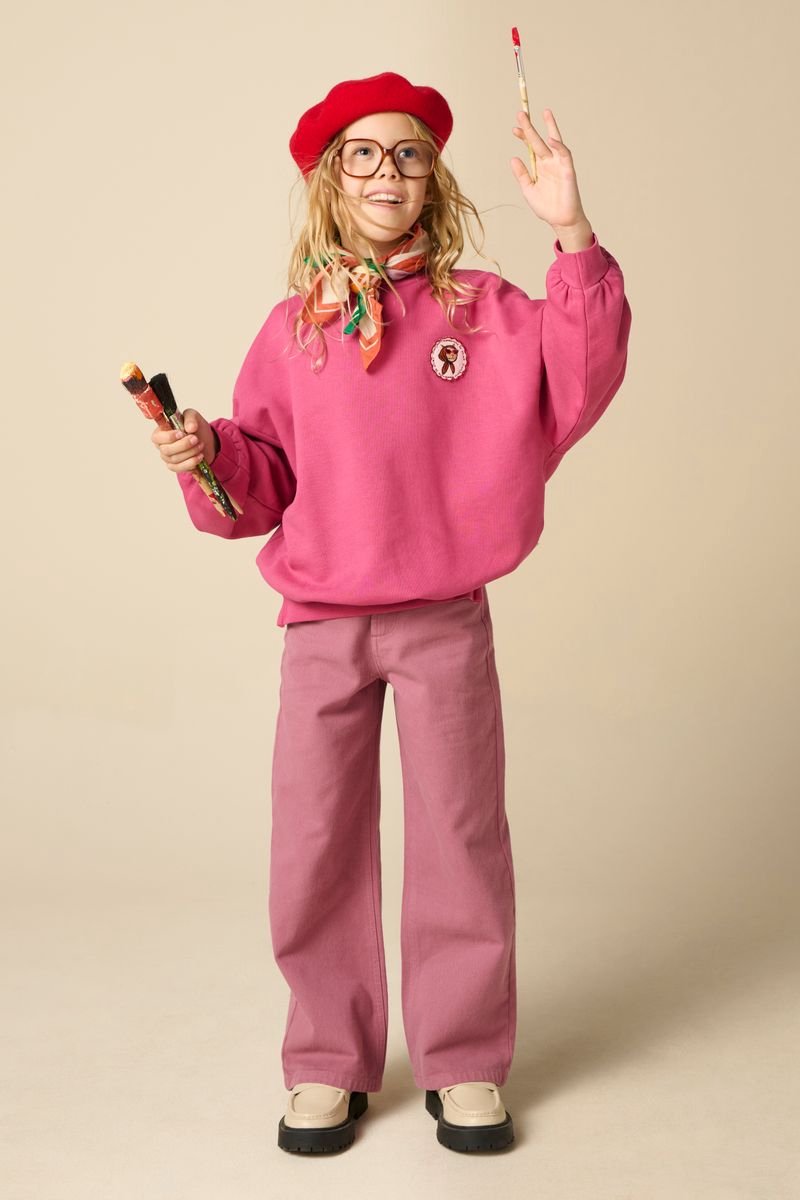 Sissy-Boy - Paarse straight leg jeans