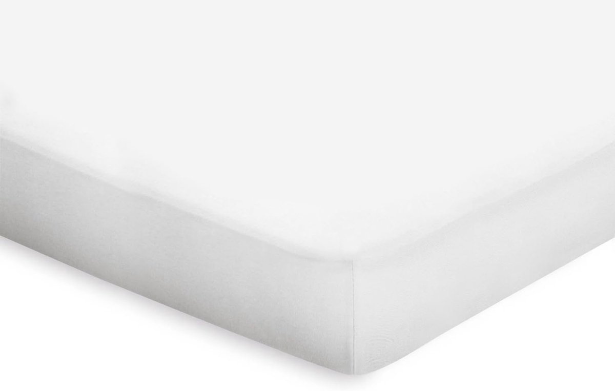 Hoeslaken Katoen Perkal - wit 180x210/220cm