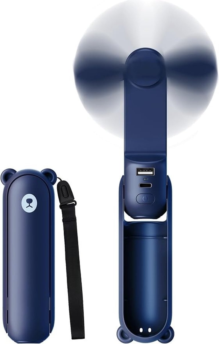 Kavora Handwaaier - Oplaadbare Miniventilator - Kleine Zakventilator