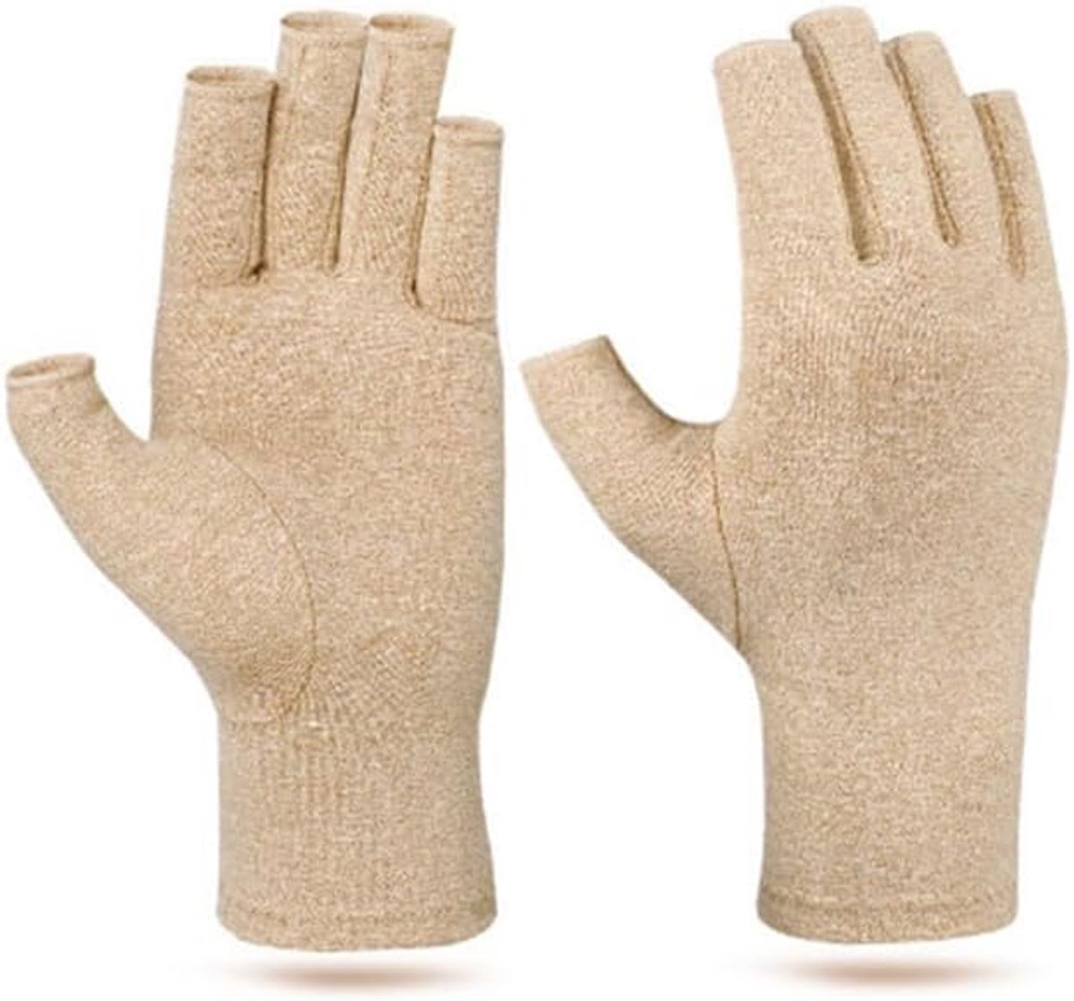 Handschoenen, reumatische compressiehandschoenen, compressiehandschoenen, vingerloze handschoenen, uniseks, wanten, katoenen handschoenen, vingerloze handschoenen