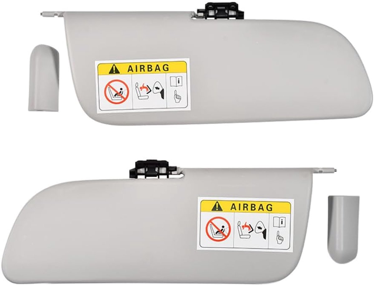Voorkant van het voertuig links + rechts zonnekleppen set compatibel met C3 2 Zenith 1613251480 A1613251480