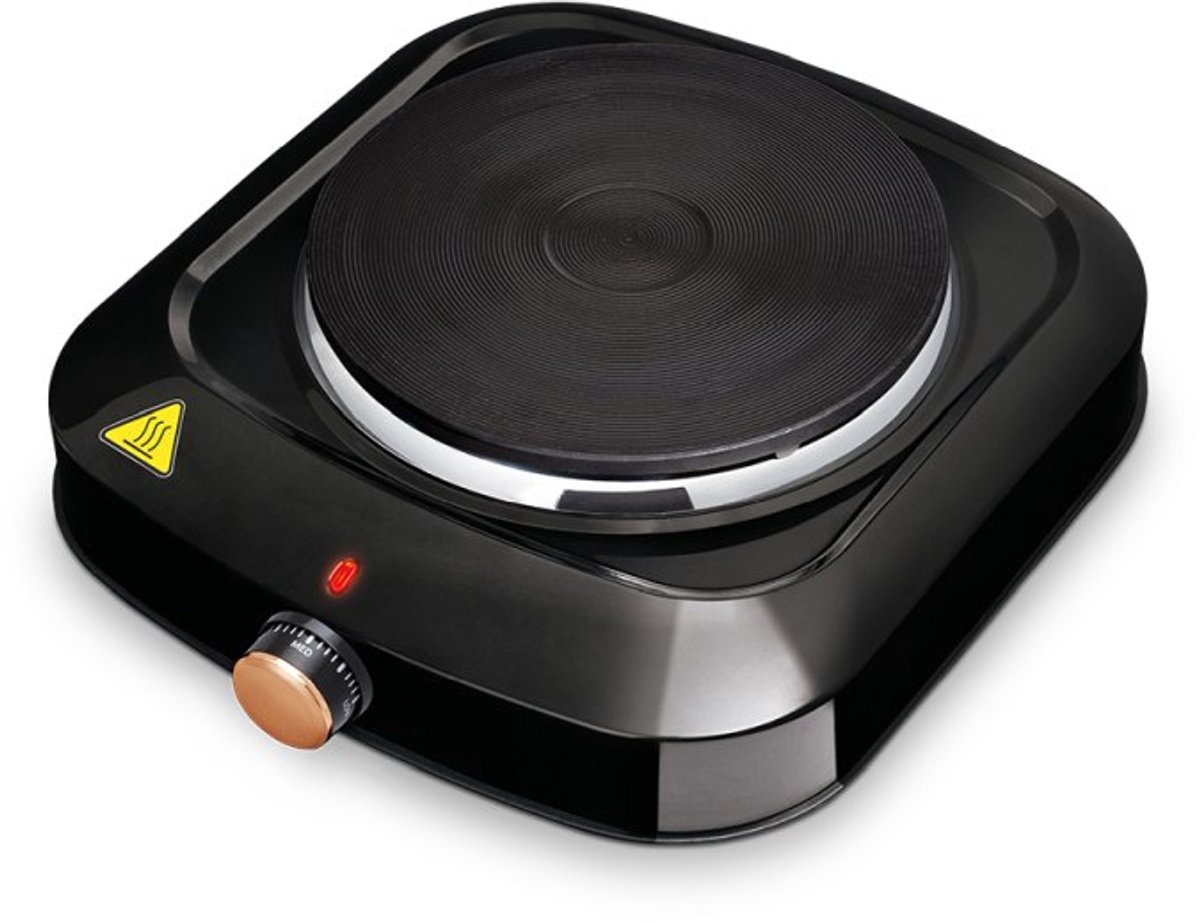 Elektrisch kooktoestel met één kookplaat, 1500 W, Black Rose Collection