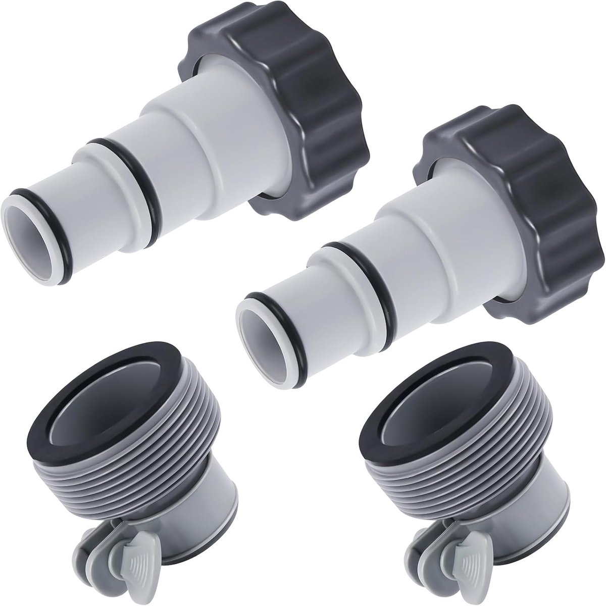 Adapter voor zwembadslang, aansluiting voor zwembadslang, adapter voor zwembadslangen met een diameter van 32 en 38 mm