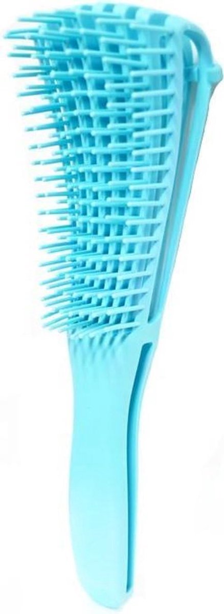 Brush - Curly hair brush - Haarborstel - Antiklit borstel - Blauw - Anti klit - Detangling