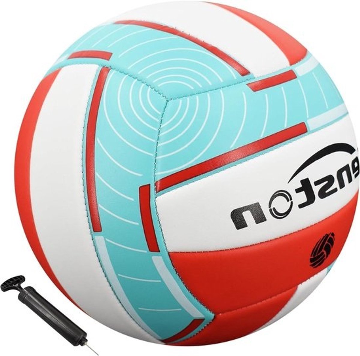 Soft Touch Beach Volleybal Maat 5 - Compleet met Pomp voor Buitenspelen