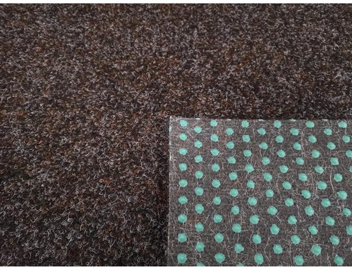 Luxe Kunstgras Donkerbruin Velours Zacht op Maat met Drainage