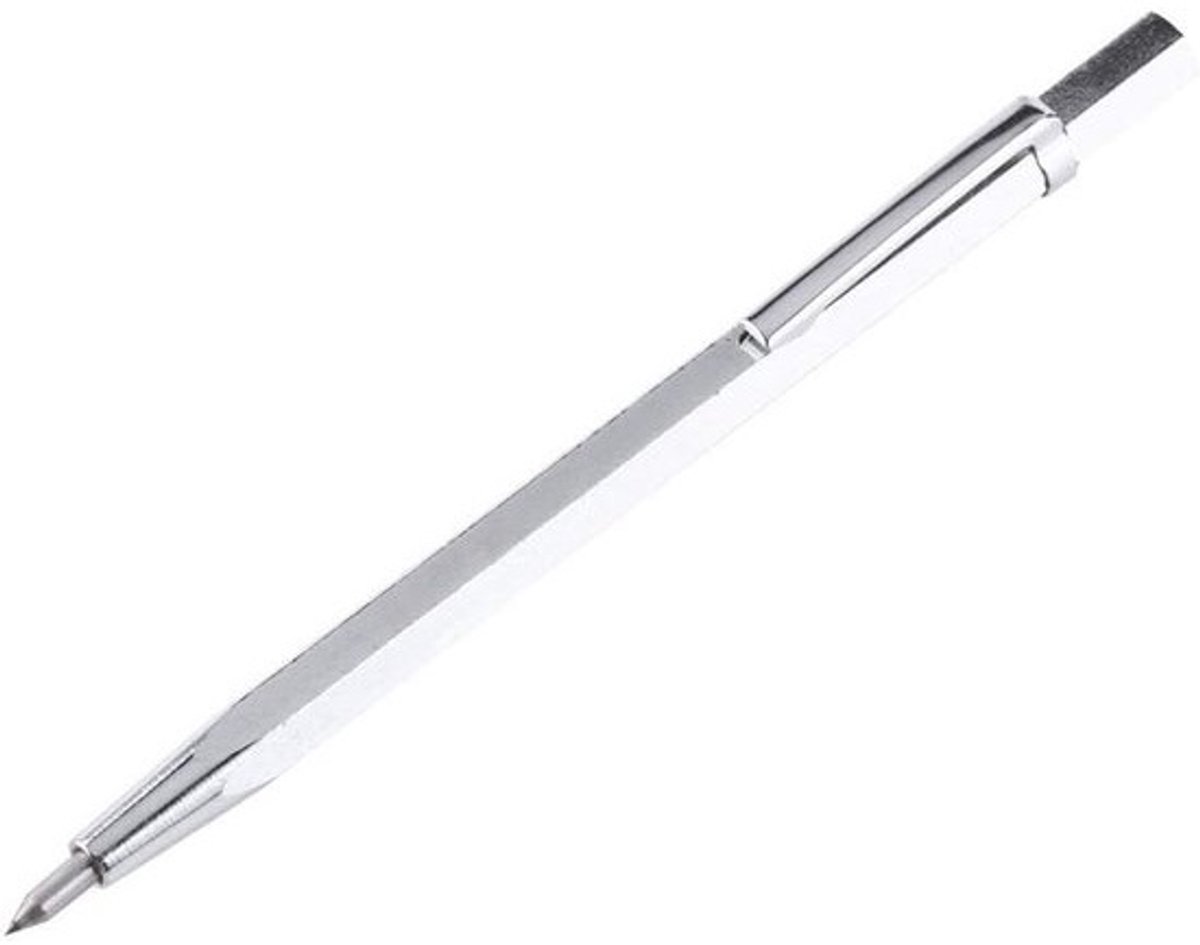 Hardmetalen Kraspen voor Glas, Keramiek en Metaal - Draagbaar Gereedschap met Clip