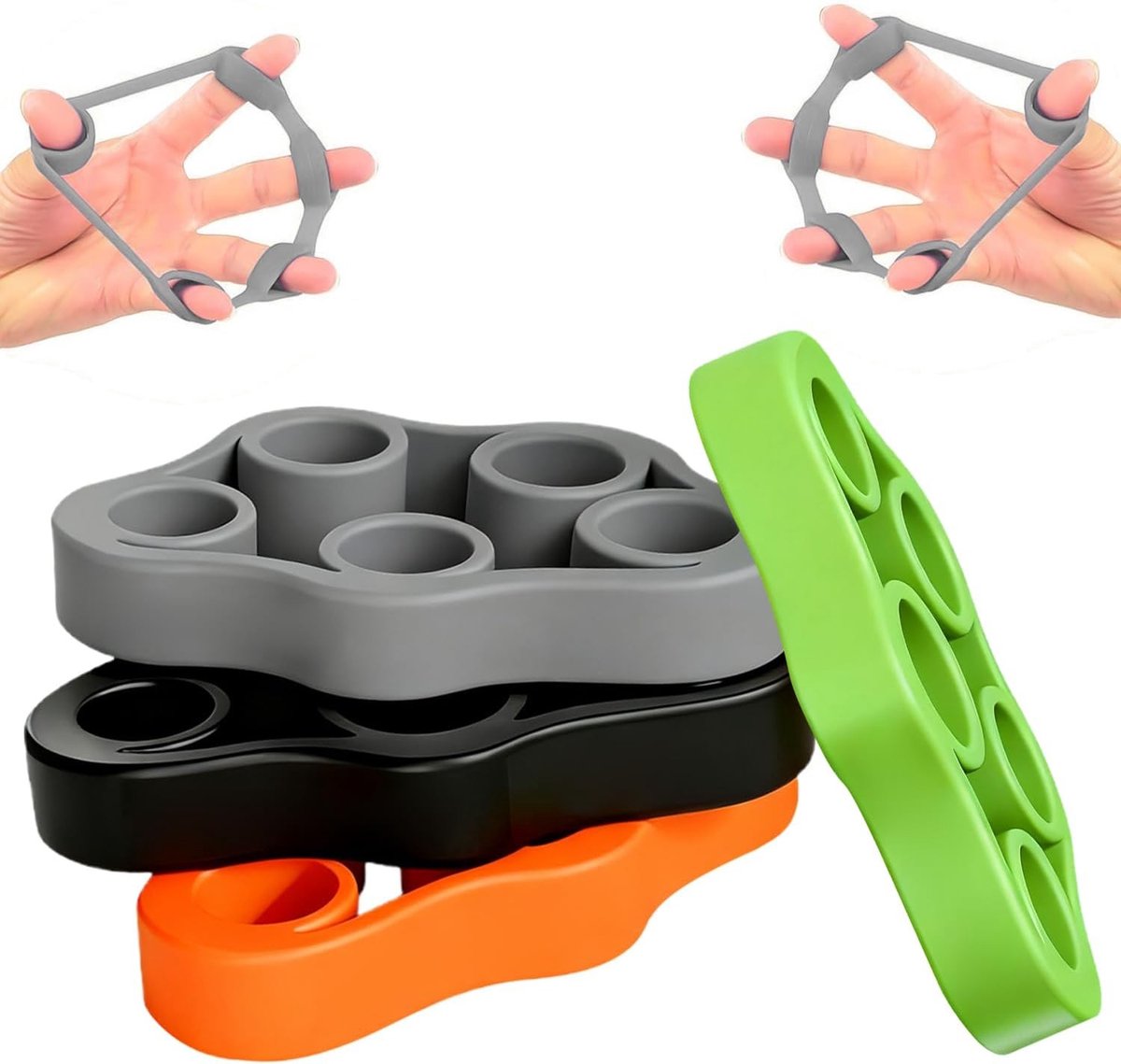 Handtrainer Set voor Gripversterking - Ideaal voor Spiertraining, Klimmen en Fitnessactiviteiten