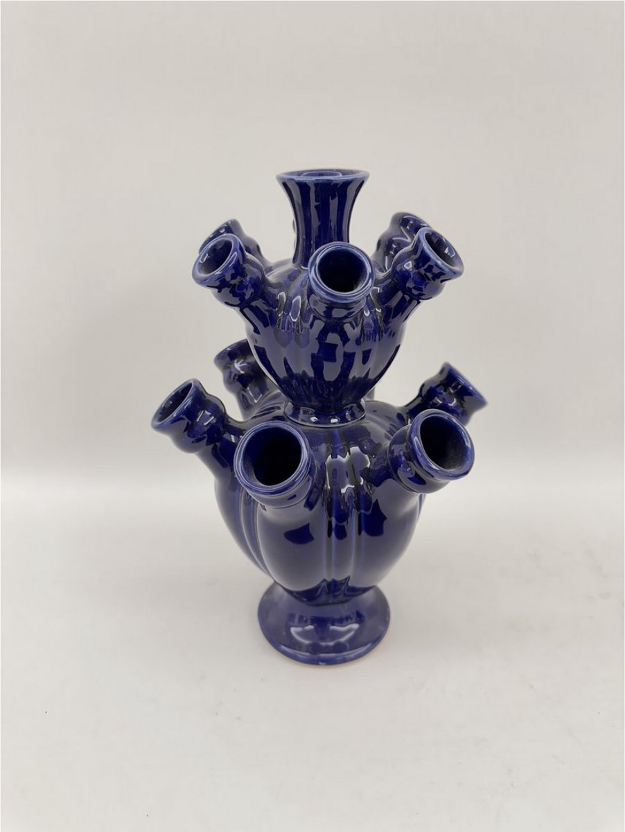 Light & Living Vaas BLAIR - Blauw - 19.5x19.5x27 cm