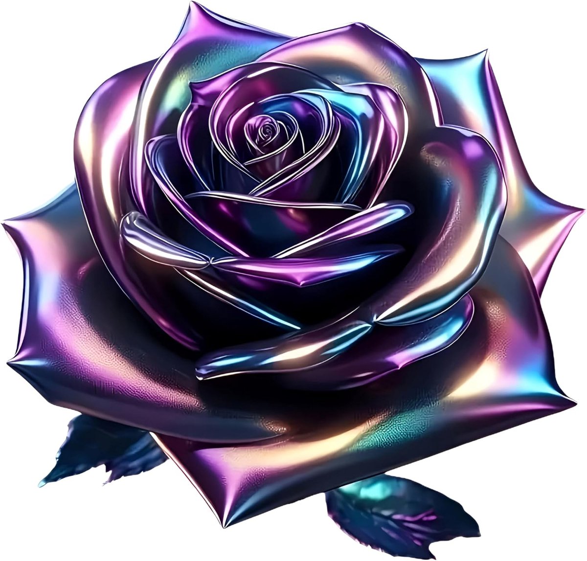 Holografische vinyl autostickers, waterdichte autostickers van 14,5 cm, 2 stuks, glanzende bumperstickers en duurzame stickers voor voertuigen, laptop, raam, koelkast
