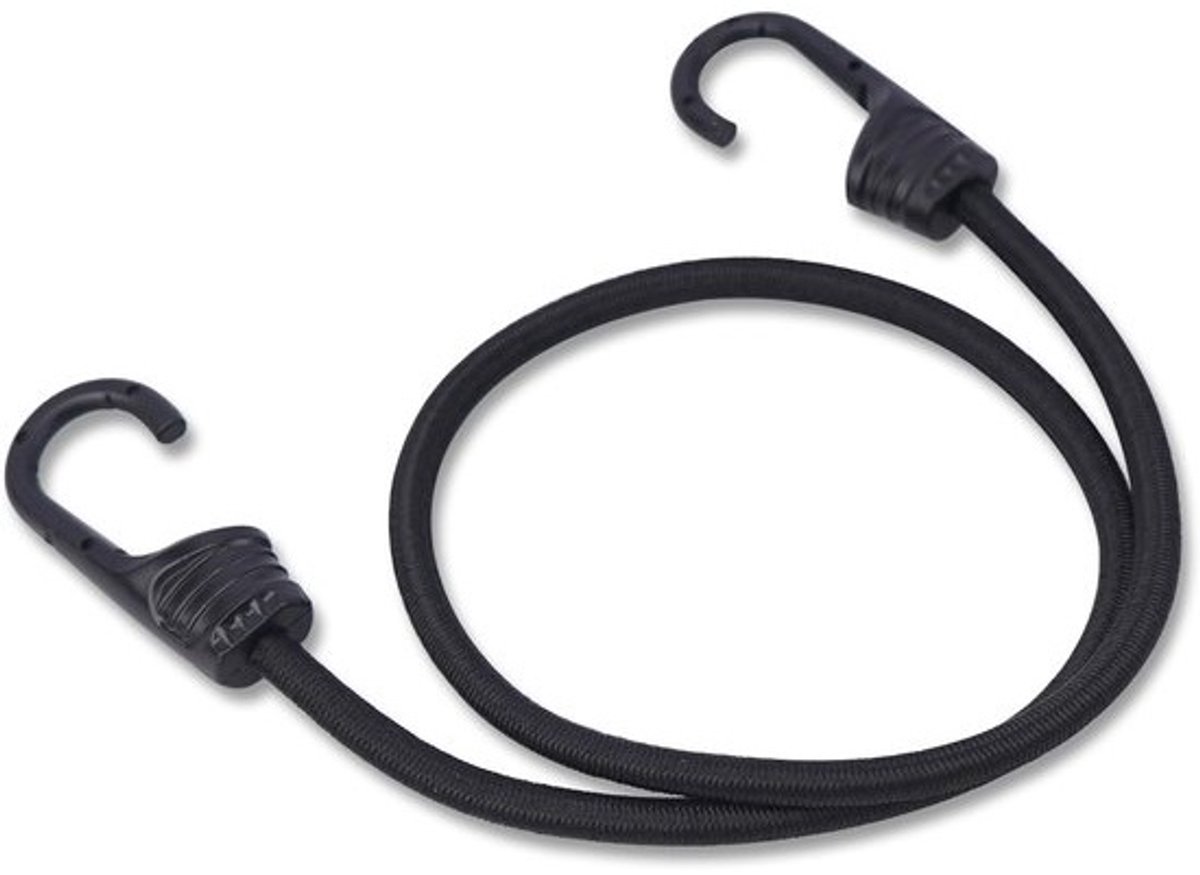 Bungeekoorden met Haken - Extra Sterk 6 Stuks voor Zeilen Fietsen Motoren Autolading - 90 cm