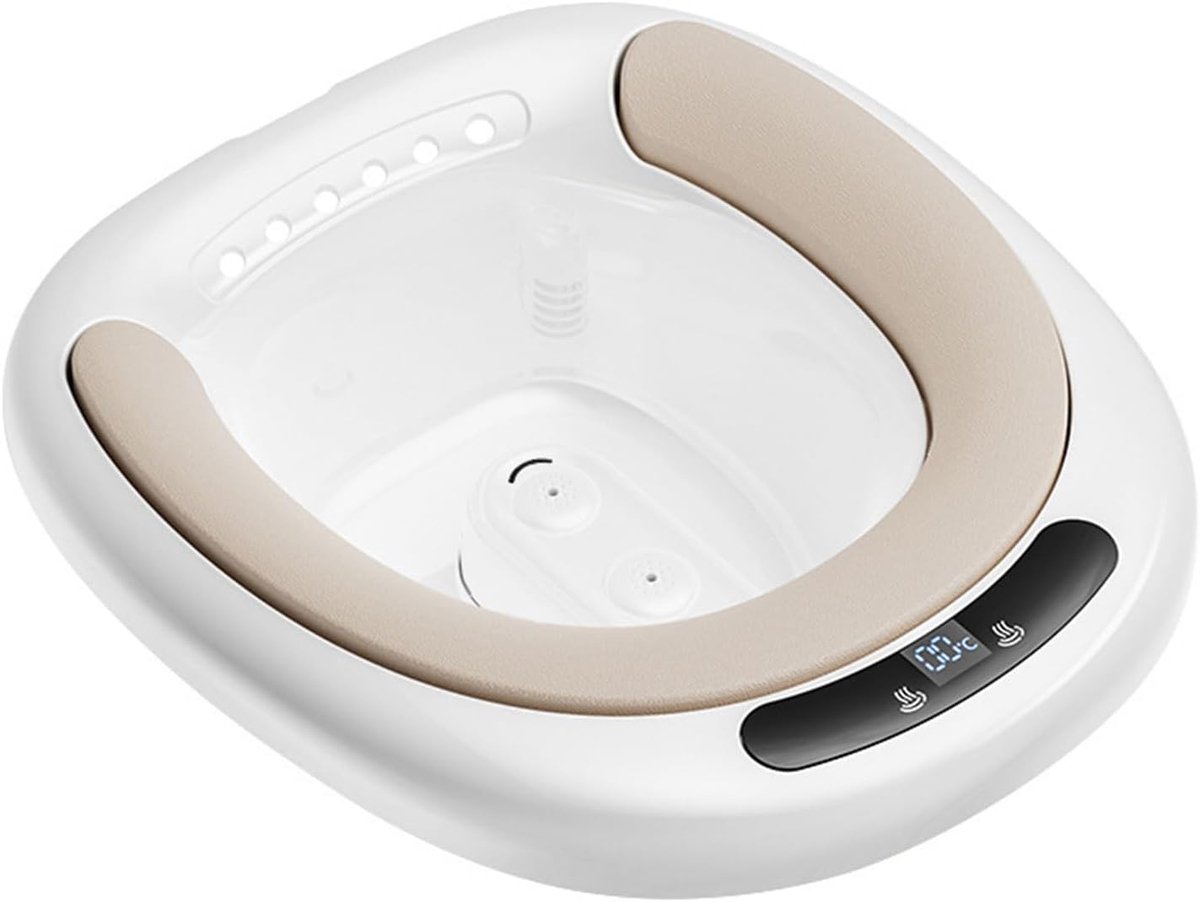 Zitbad Voor Het Toilet Bidet Gebruik Voor Toilet Draagbaar Zitbad Voor Aambeienbehandeling, Postpartumzorg, Zwangere En Oudere Mensen Vermijd Squats,White