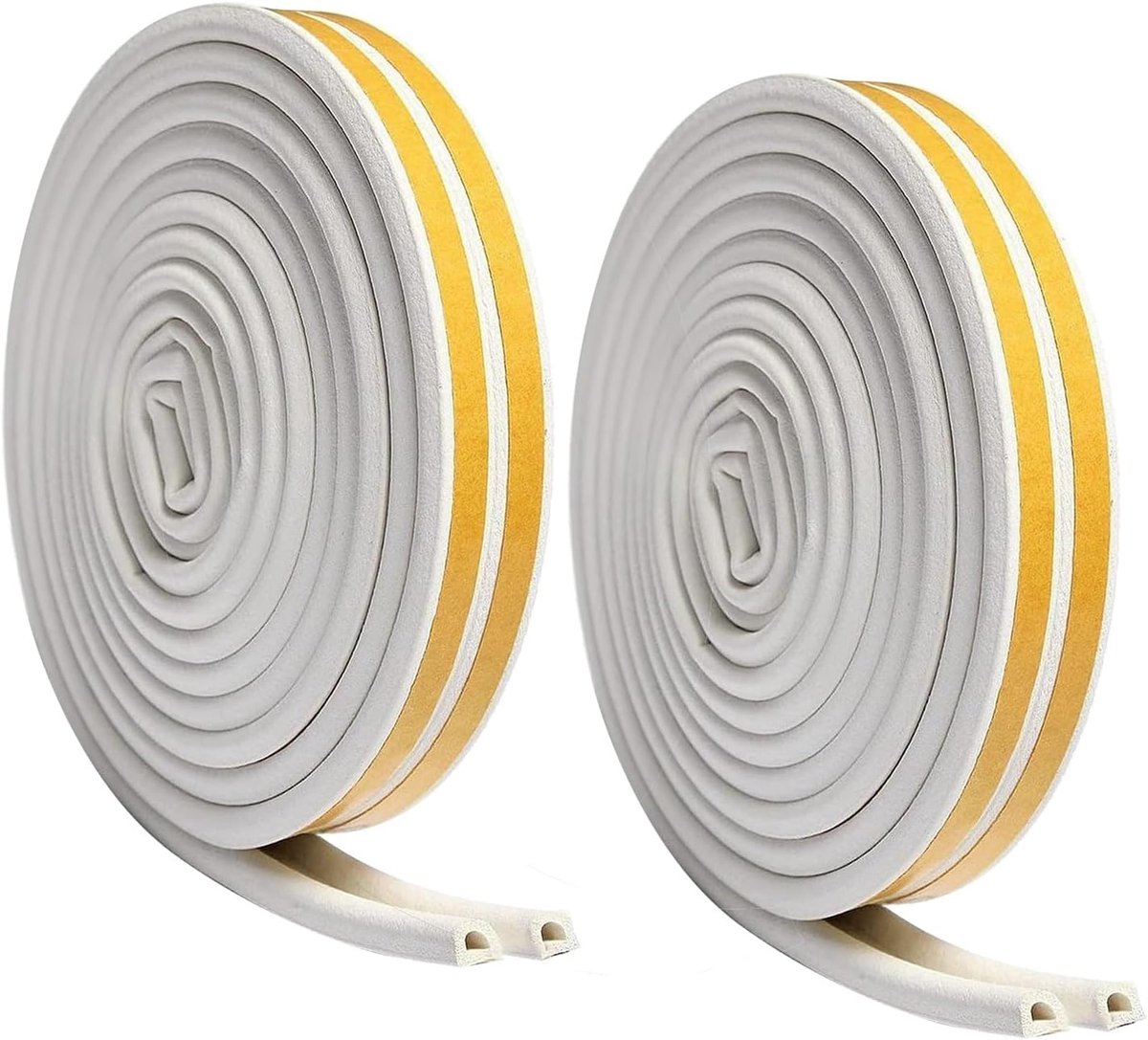 Dailygoods- Deurrubber - Anticollisie Tape - Zelfklevend - Weerbestendig - Geluiddemping - Bescherming tegen tocht - Hoge veerkracht - Dichtstrip