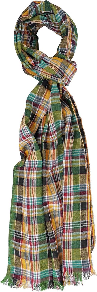 Sjaal, groen, ca 50x180