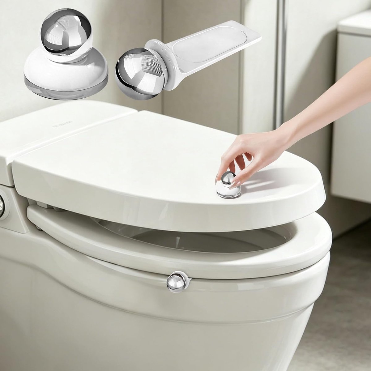 Toiletbril Lifter Tab, Toilet deksel Lifter Handvat, Toilet Seat Handvat om