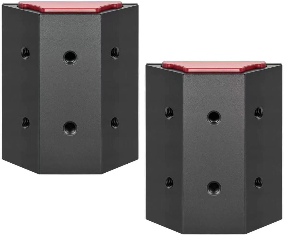 2 stuks railclips compatibel met railsystemen type StackTech – connectoren zonder boren voor accessoires en gepersonaliseerde houders