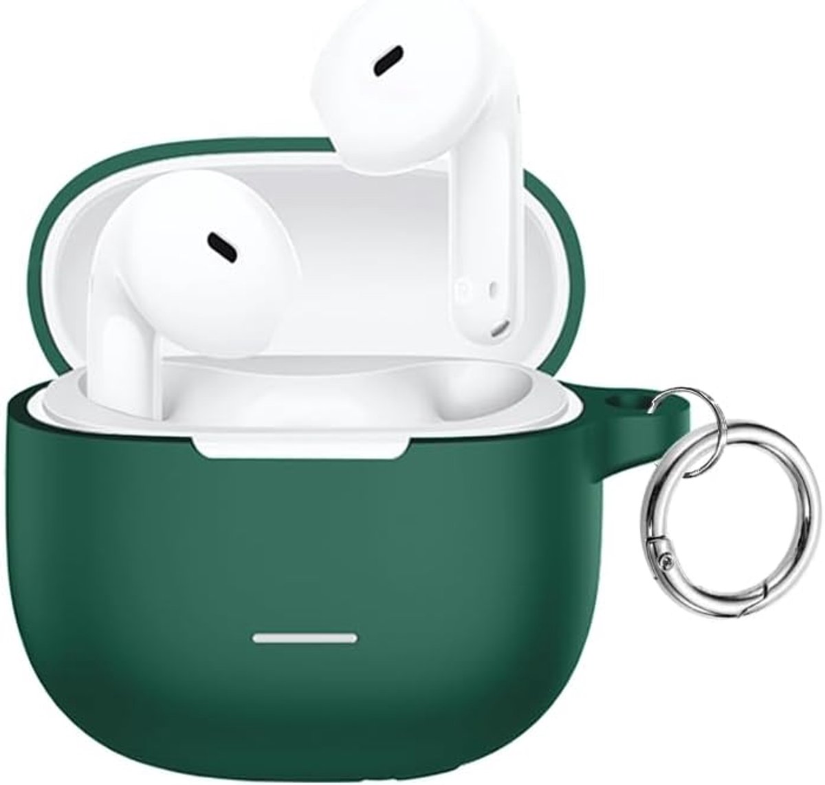 Hoes voor Redmi Buds 8 Active - groen - stootvast - ondersteunt draadloos opladen - ShopVlot