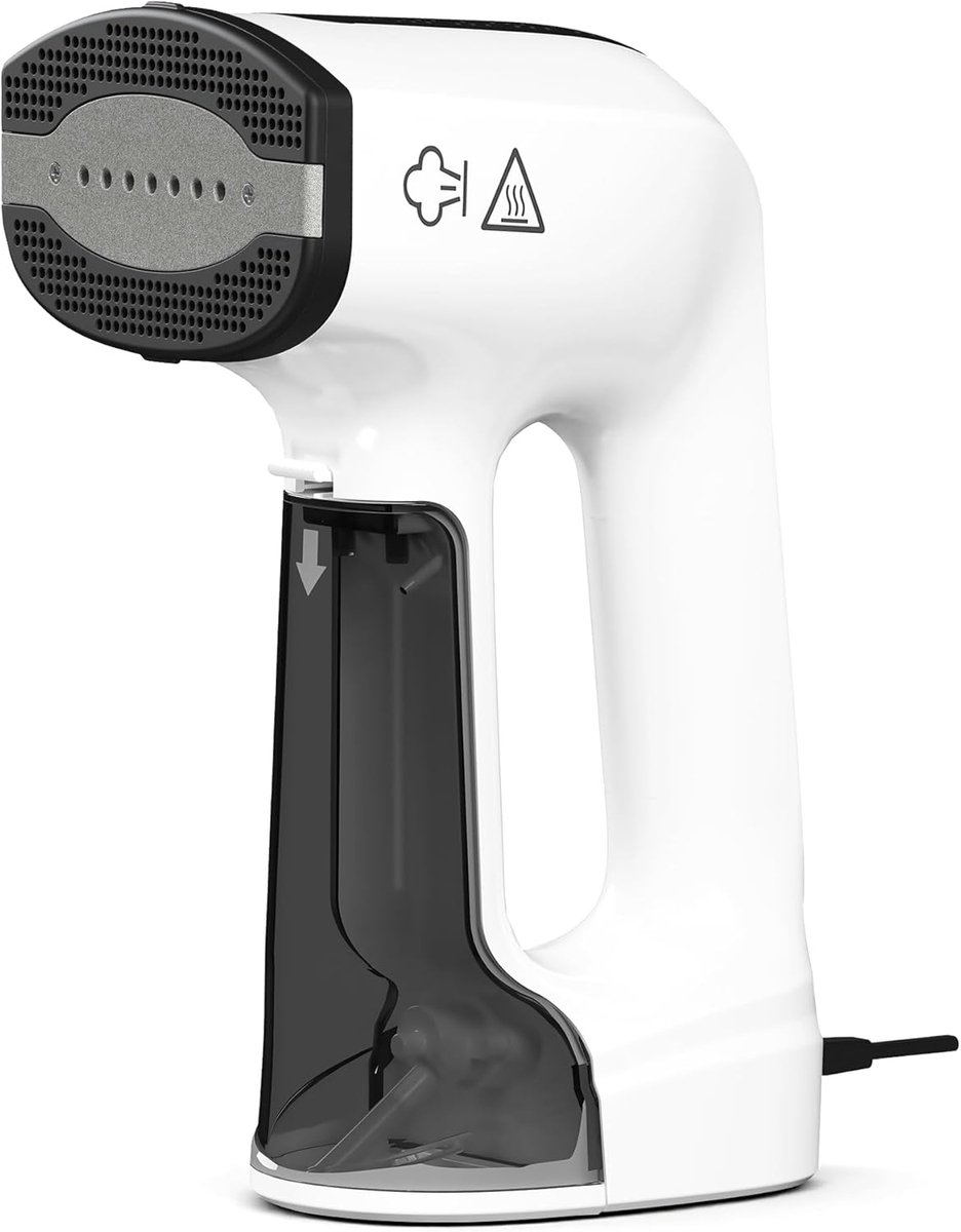 SnelShoppen - Handheld Garment Steamer met Vacuüm Technologie, 2500Pa Suction, 160ml Water Tank, 3-Snelheden, Draagbare Kleding Stomer voor Thuis & Re