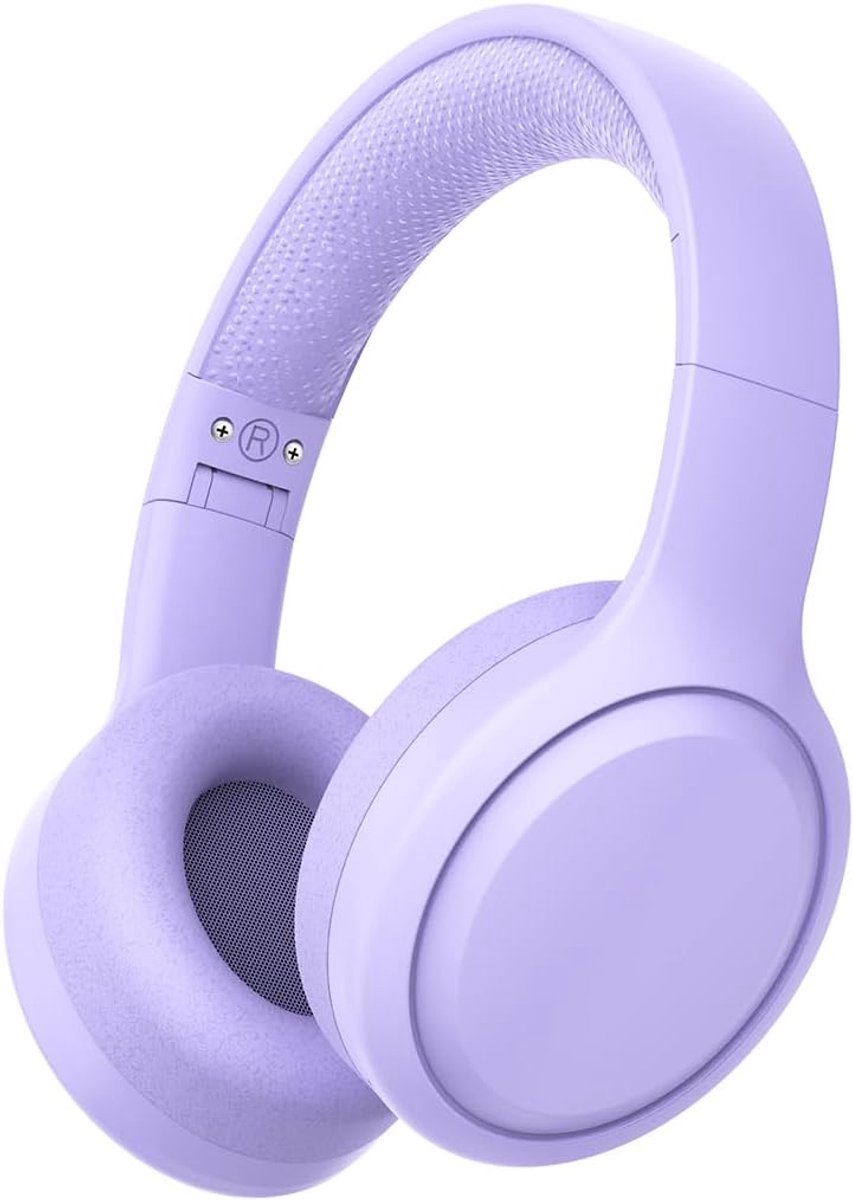 SnelShoppen - Draadloze Bluetooth Hoofdtelefoon voor Kinderen, Vouwbaar On-Ear, Stereo Geluid met Microfoon, 10 Uur Afspeeltijd, Bluetooth 5.3, Veilig