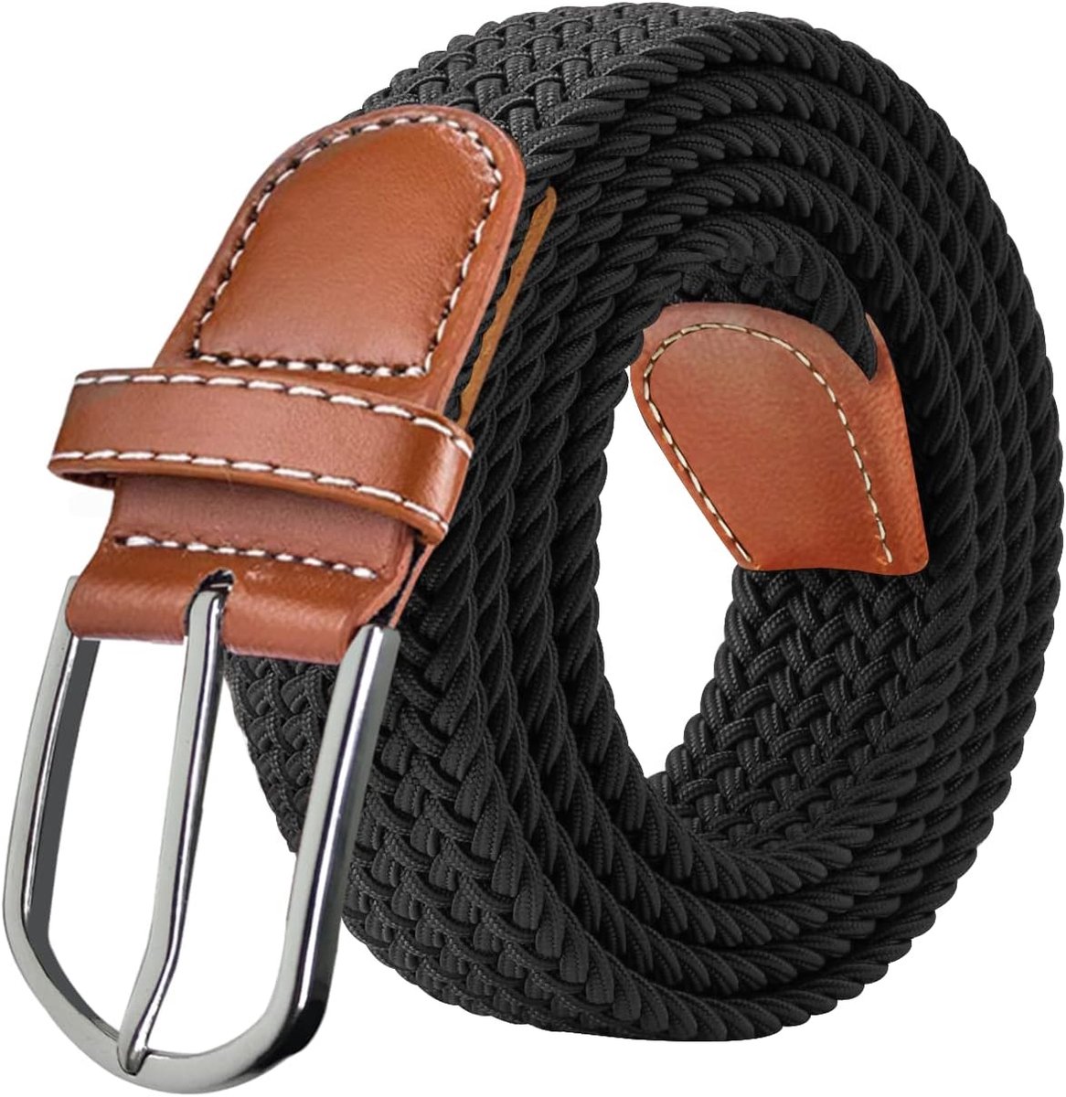 Elastische riem voor mannen en vrouwen - comfortabele elastische riem - gevlochten ontwerp - ShopVlot