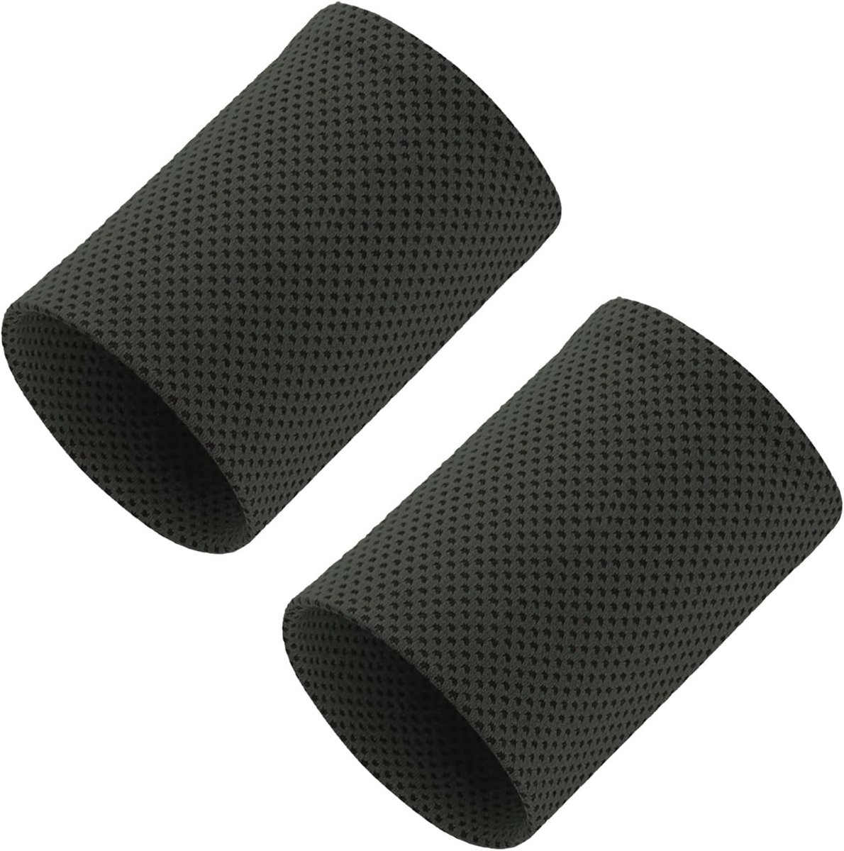 2 Coole Polsbandjes Voor De Zomer,Zweetabsorberende Van Ijszijde Polsbanden,Verkoelende Ijsbanden Zweetdoekjes,Armband Voor Het Koelen Van Accessoires,Voor Yoga,Fitness,Armcurve,Hardlopen,Zwart,Kiuiom