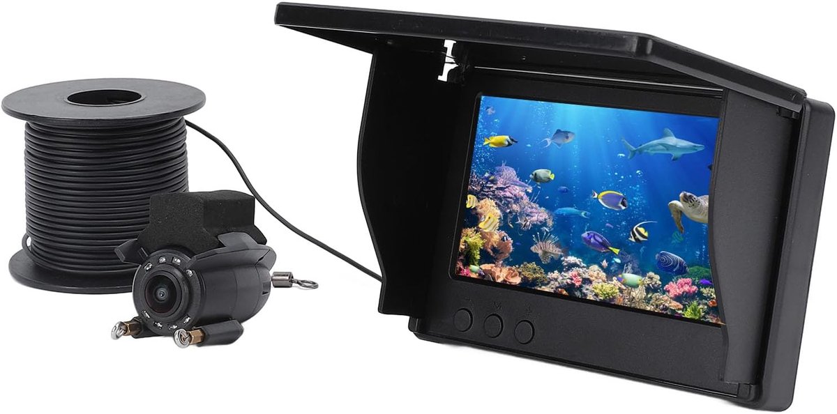 1080P High Definition Fishfinder met Groot Scherm voor Ijsvissen