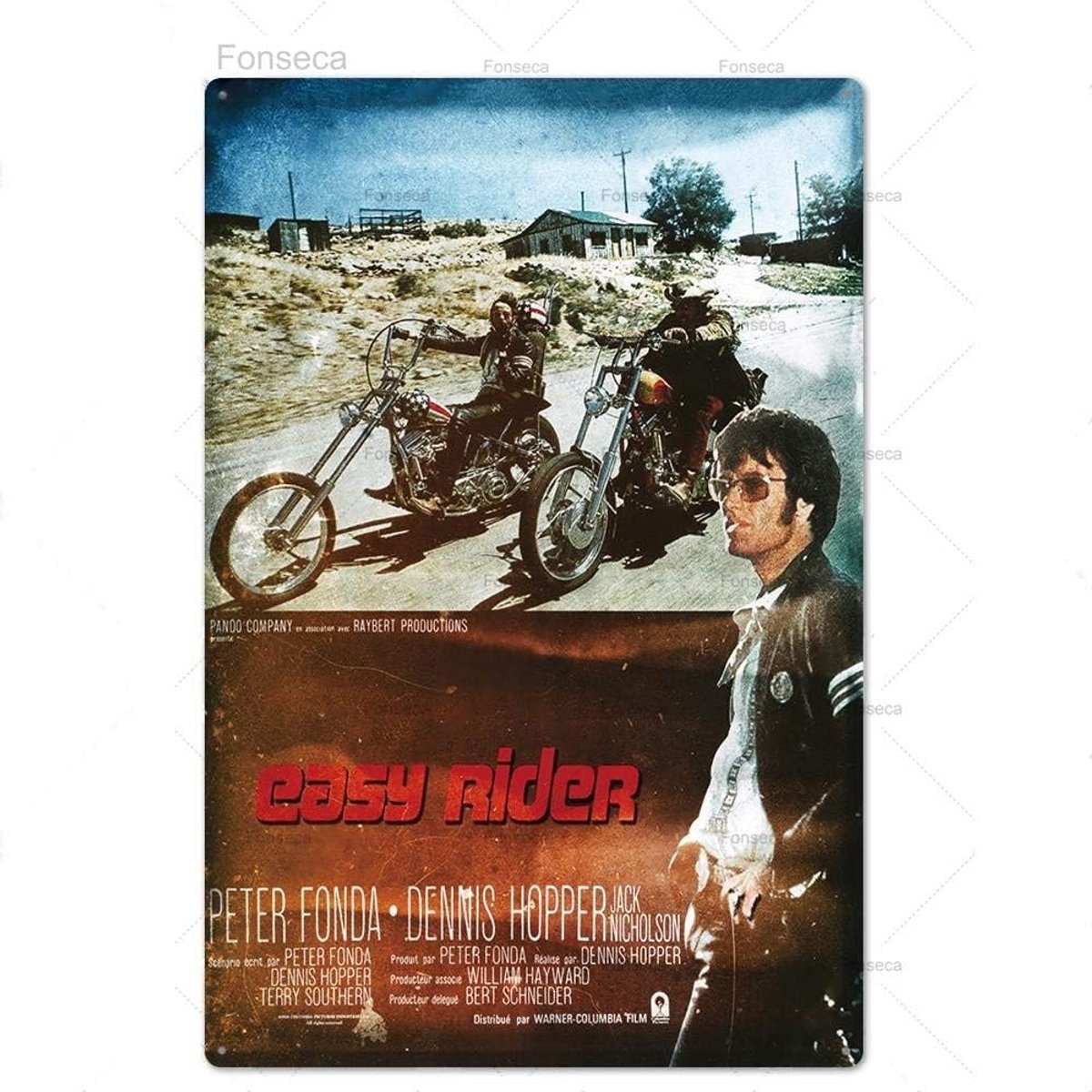 Movie Metal Poster Plaque Metal Vintage Classic Movie Metal Sign Wall Decor Voor Bar Pub Man Cave Iron Schilderen Tin teken 7.8x11.8inch LU5391