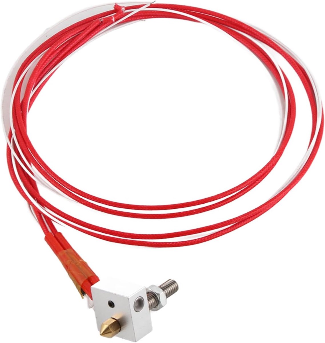 A8 Hotend Extruder Kit 0.4mm Nozzle Aluminium Heating Block 3D Printer Upgrade Parts Replacement Assembly for Anet A8 A6