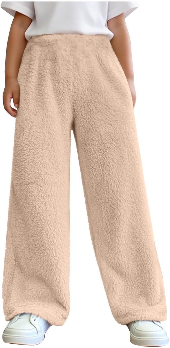 Leggings, katoen, hoge taille, elastisch, cargo, sport, casual, chique, brede broek, vloeiend, 2-14 jaar, A84
