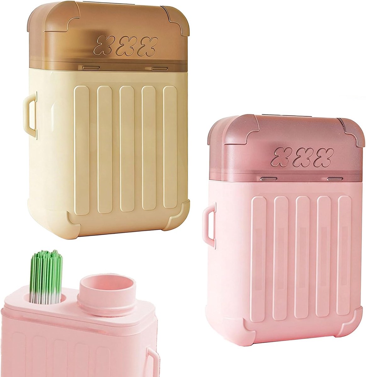 480 stuks oorgaatjesreiniger, geschikt voor het verwijderen van geurtjes, oorgaatjesreiniger, wegwerp oorstekers, piercing, verzorging voor reiniging en verzorging van piercings (roze + mint)