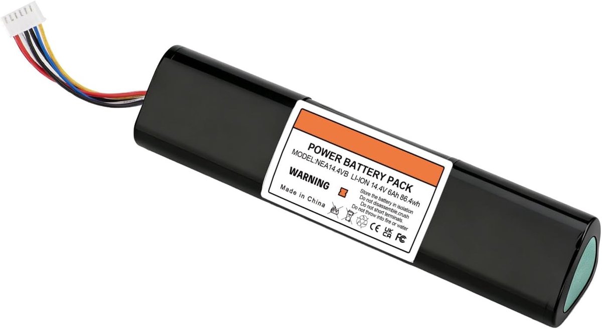 14,4 V 6500 mAh Li-ion vervangende accu compatibel met Neato Robotics Botvac D8 D9 D10 Connected stofzuigerrobot, vervangt 945-0356 945-0373 905-0596 205-0023 205-0022 205-0026 945-945-0381 945-0382