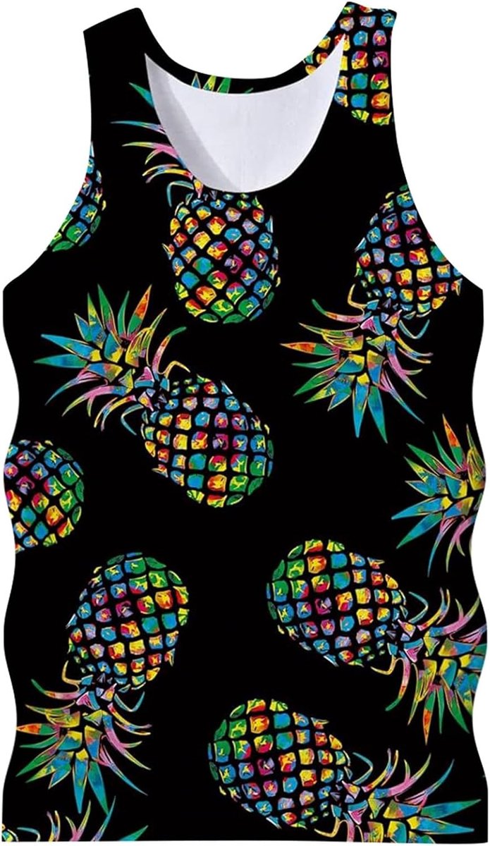 Tanktop met grafische print, comfortabele en ademende sportkleding voor fitness en vrije tijd.