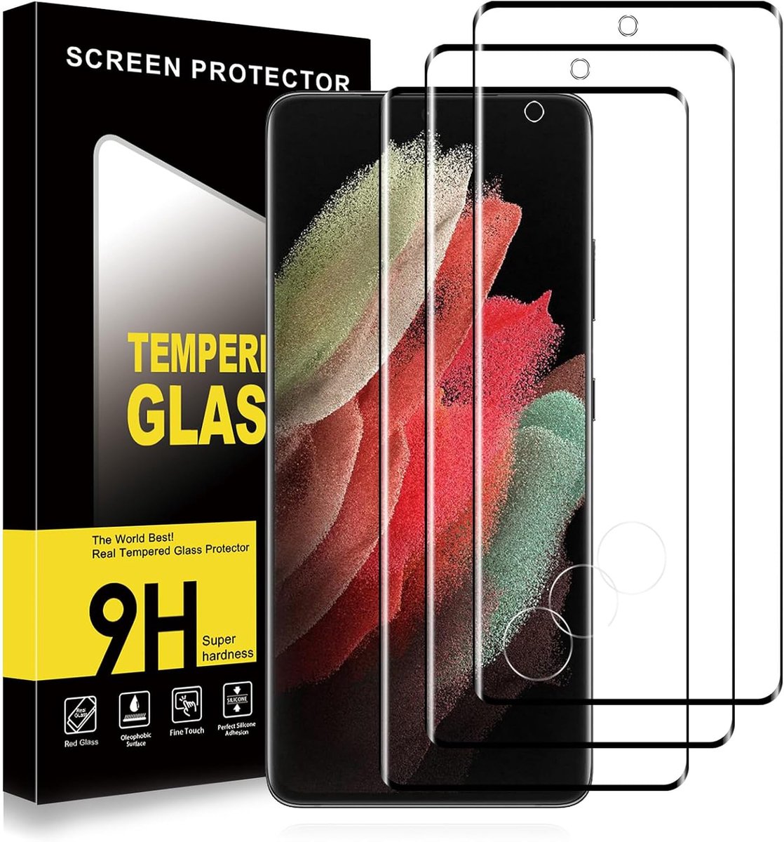 Glas voor Samsung Galaxy S21 Ultra, 3 stuks