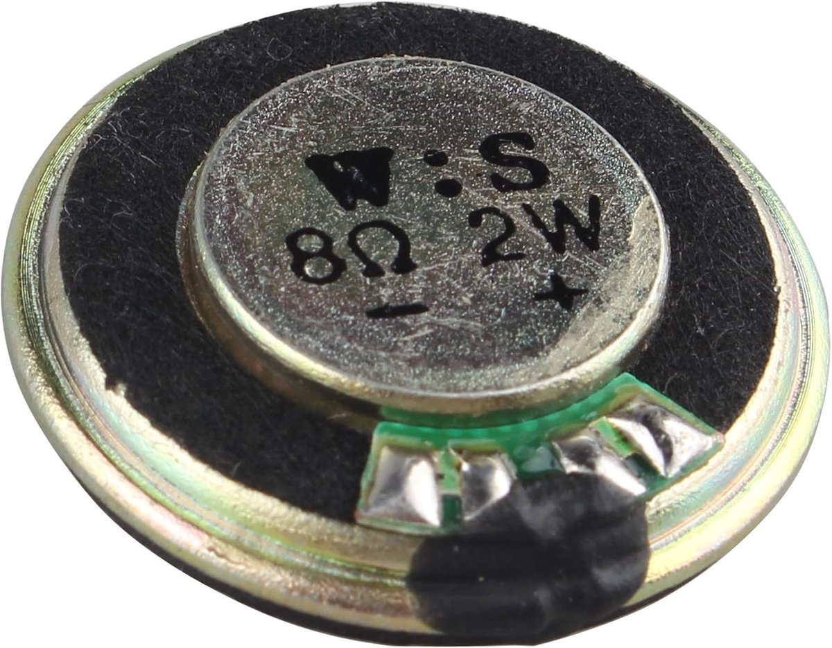 Metalen shell versterker, 2 W, 8 ohm, 28 mm, interne magnetische luidspreker, compatibel met speelgoed, audioweergave, DIY
