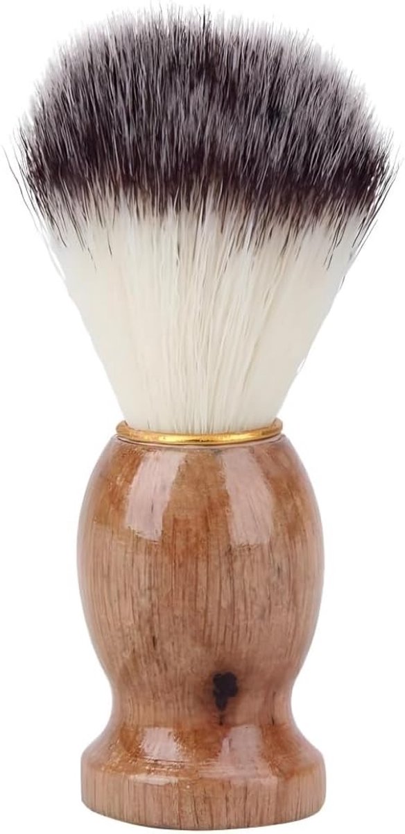 Haarborstel van Pure Badger voor heren, ergonomische gezichtsreinigingsborstel met houten handvat, huidvriendelijk en duurzaam