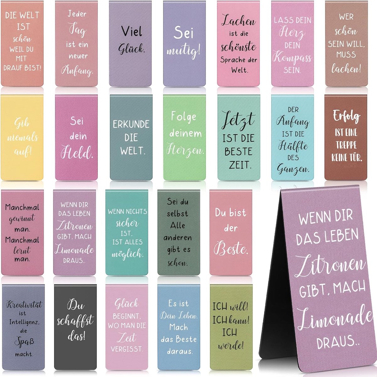 24 Inspirational Magnetic Bookmarks, Encouraging Says, Magnetic Bookmarks, Motivation, Gifts for Teachers, Students - ShopVlot