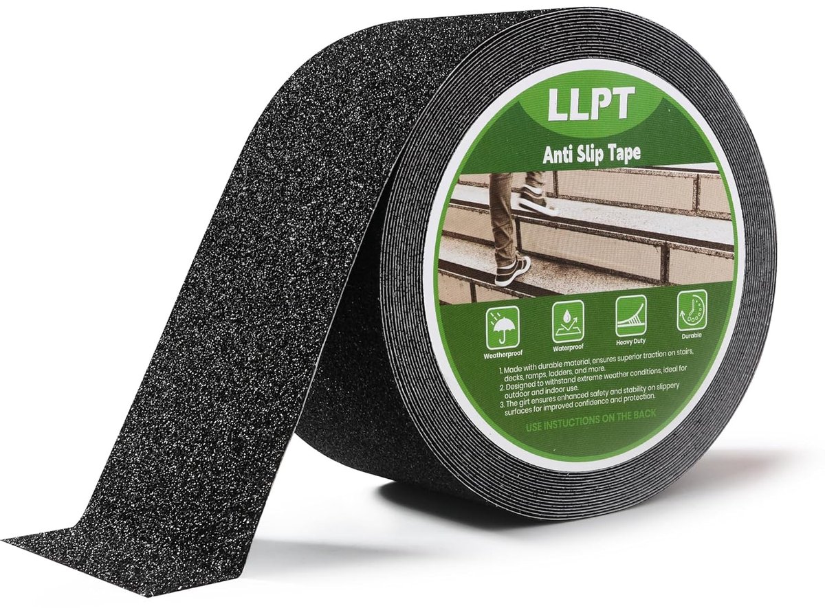 Grip tape 76 mm x 11 m - niet-slip tape - waterproof - veilig op trappen - ShopVlot
