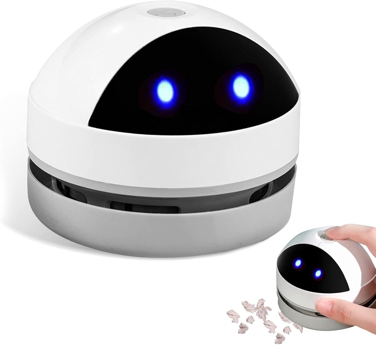 Mini-tafelstofzuiger: draagbare draadloze mini-tafelstofzuiger, USB-oplaadbare handstofzuiger, hoog zuigvermogen, mini-tafelstofzuiger voor bureau, reiniging van