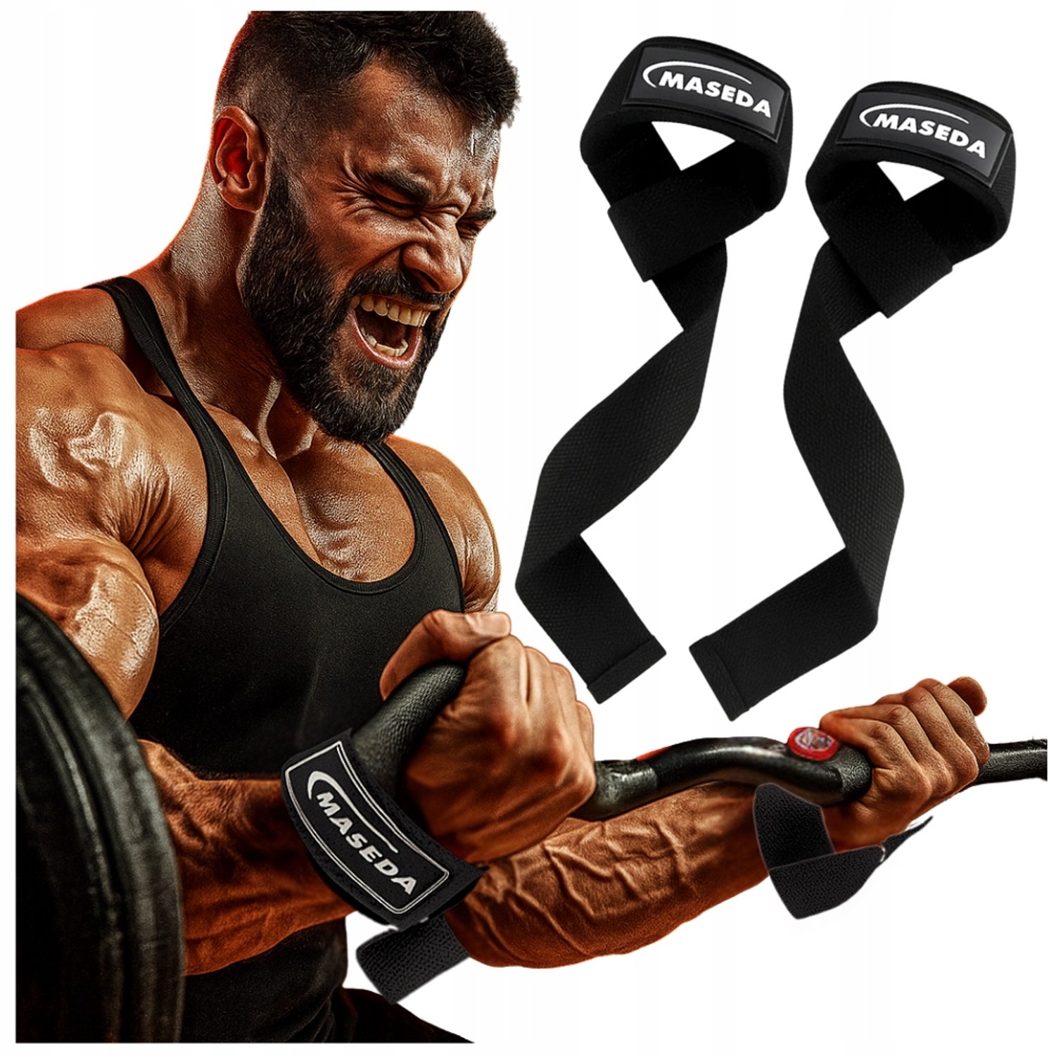 Premium Lifting Straps voor Deadlifts - Verbeter je Grip