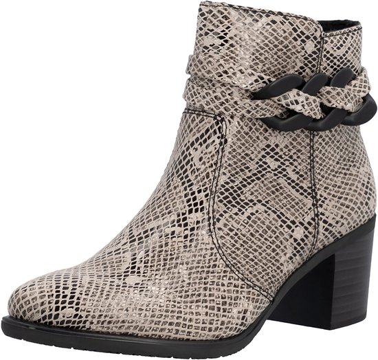 Rieker Enkellaarsjes - Dames - Beige - Maat:37