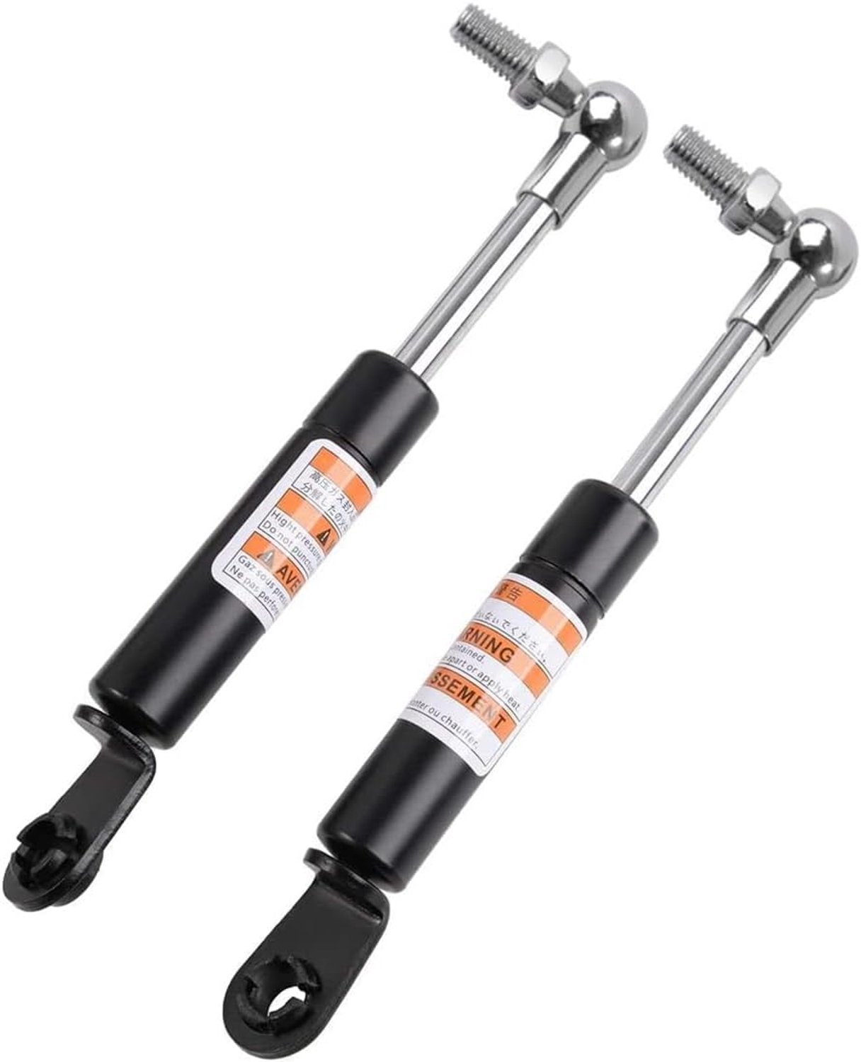 Schokdemper voor motorzadel 185 mm - zwart/zilver - voor Yamaha T-max 500/530 - optimale zadelvergrendeling - ShopVlot