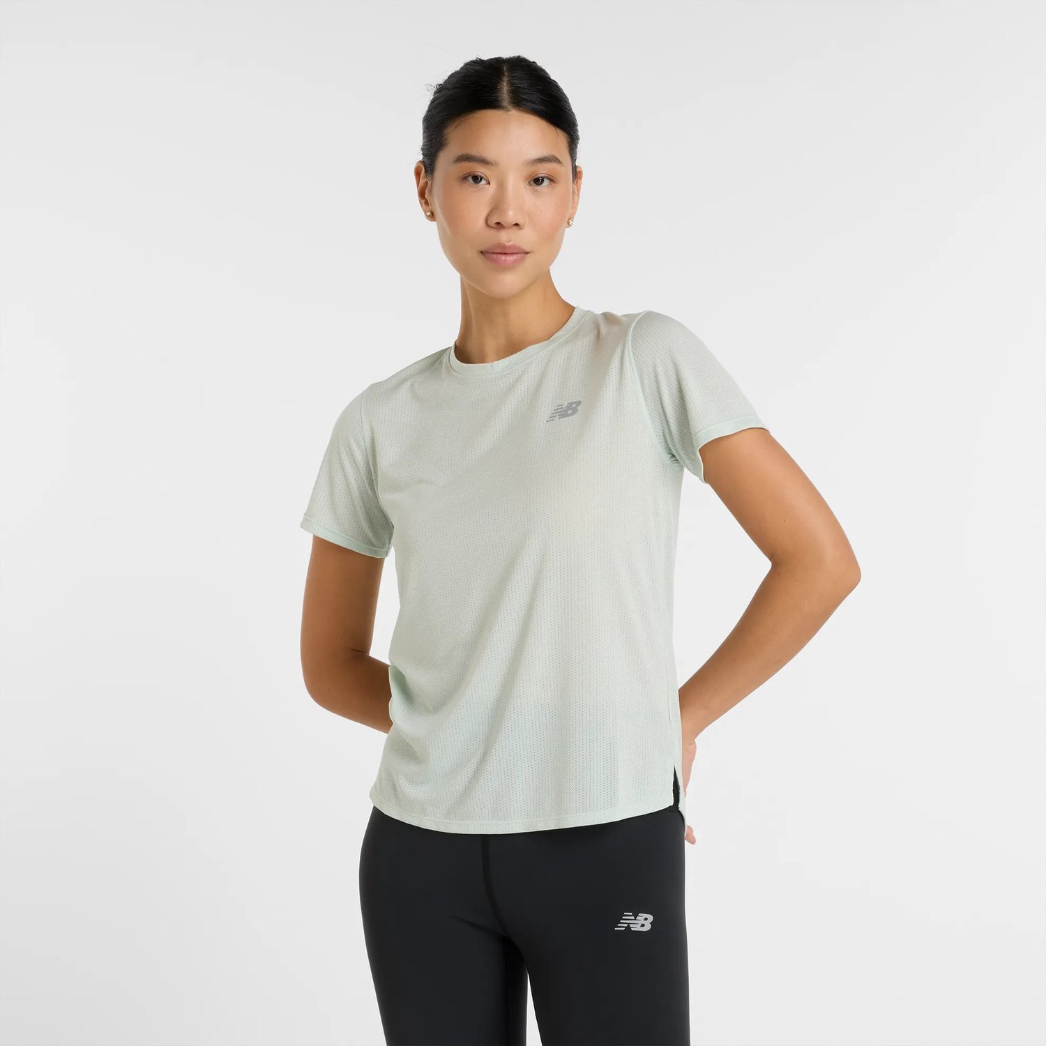 New Balance Athletic T-shirt Ash Clay Heather