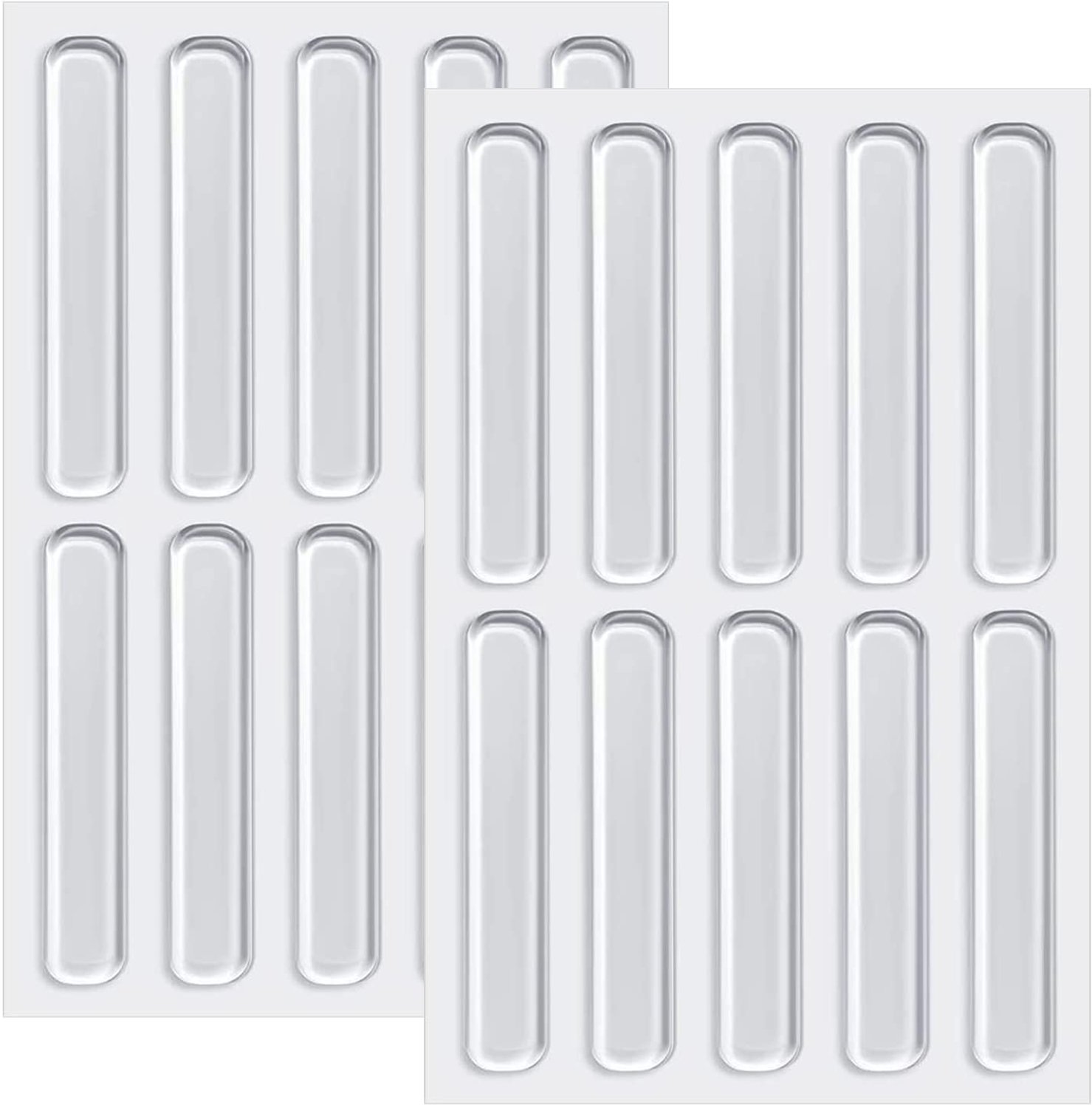 20 stuks meubelbumpers, siliconen doorzichtige kastdeurbumpers zelfklevende meubelbumperstrips voor meubels en deuren beschermers