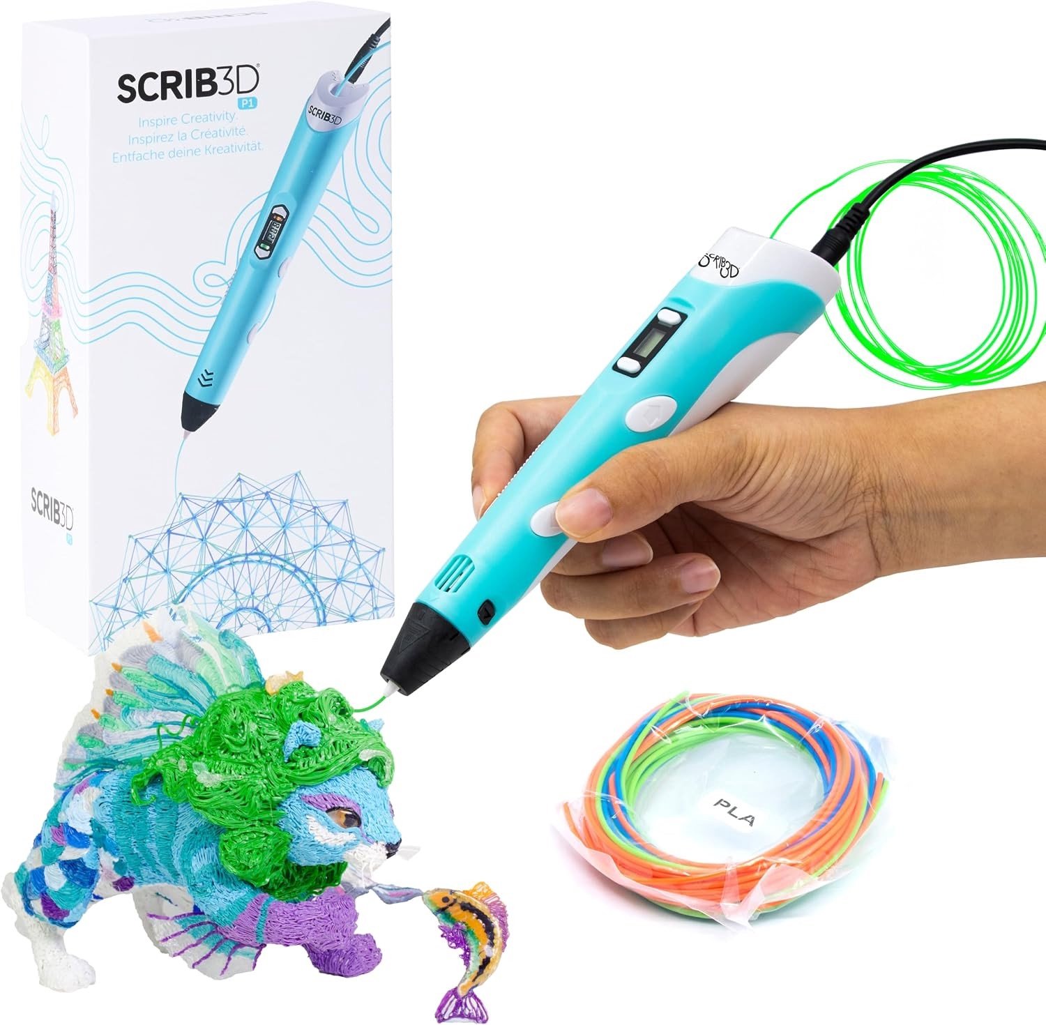 3D-printerpen - Multi-kleur - 1 stuk - Temperatuurregelbaar - Voor Creatieve Geesten