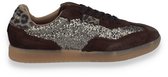 Steve Madden Dames Sneaker Emporia Gold Glitter | Bruin | Maat: 38