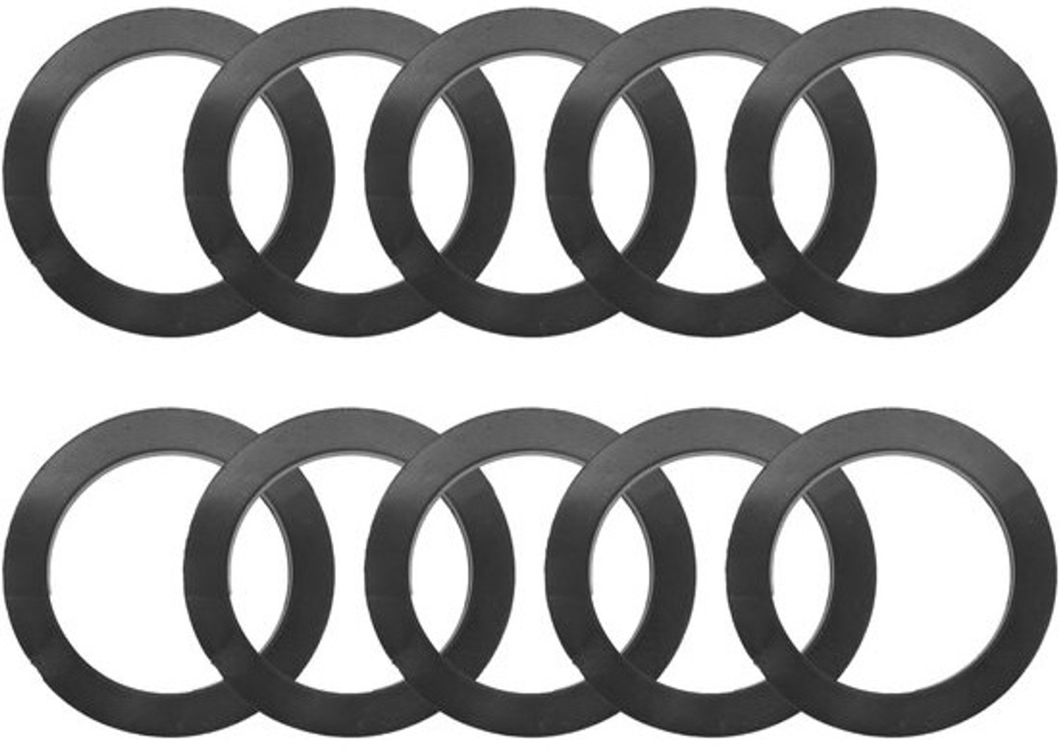 Sifon Afdichtingen - Platte Ring - Lekkage Voorkomen - Hoogwaardig Rubber - 45 mm 10 Stuks