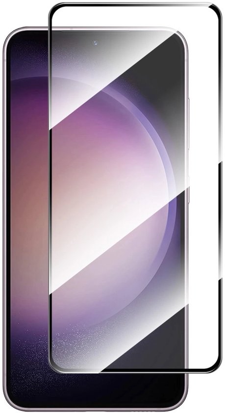 Protection d'écran Solidenz pour Samsung Galaxy S24 Plus, avec bords noirs.