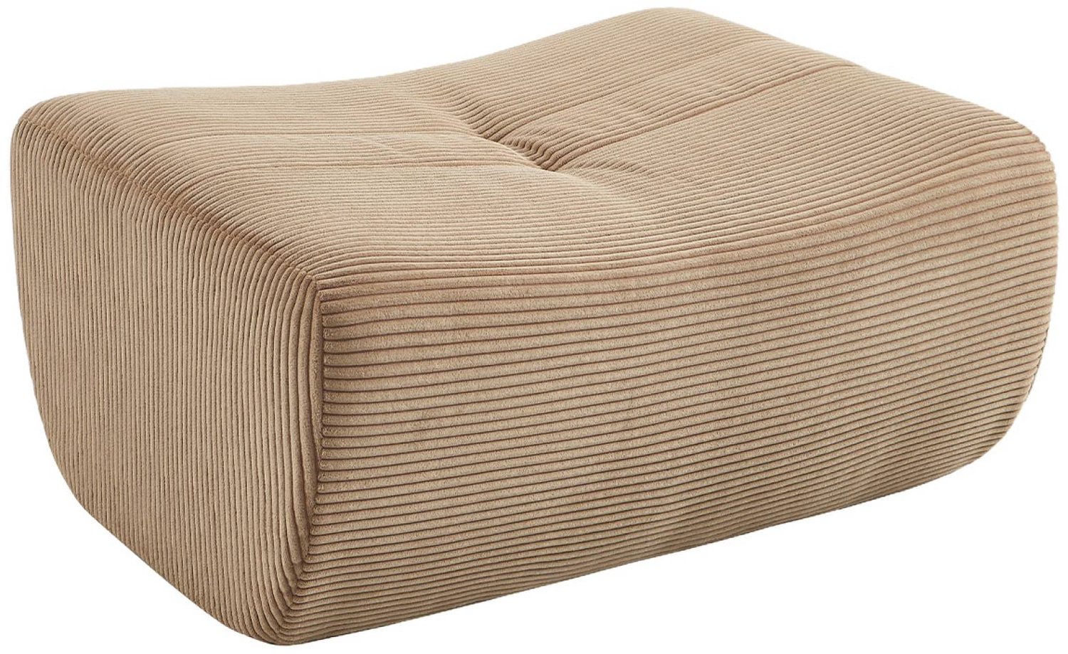 sweeek Poef, voetenbankje voor sokol loungestoel corduroy - sokol donkerbeige